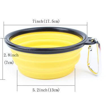 BEST SELLERS COLLAPSIBLE SILICONE TRAVEL PET BOWL